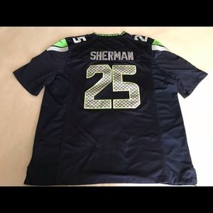 Richard Sherman Stitched Seahawks Jersey